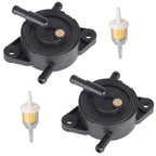 2× Fuel Pump & Filter For Kawasaki 49040-7008 FR541V FR600V FR691V FR730V FR651V