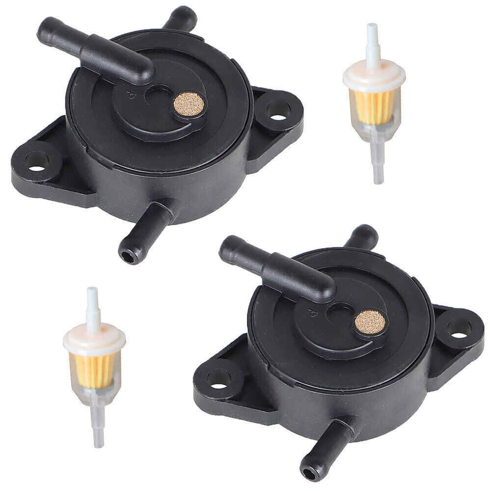 2× Fuel Pump & Filter For Kawasaki 49040-7008 FR541V FR600V FR691V FR730V FR651V