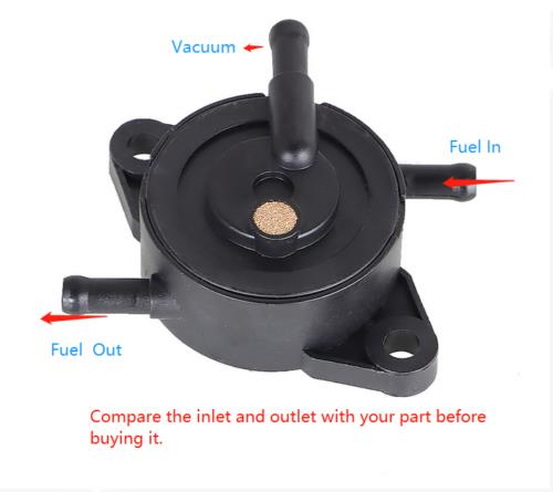 2× Fuel Pump & Filter For Kawasaki 49040-7008 FR541V FR600V FR691V FR730V FR651V