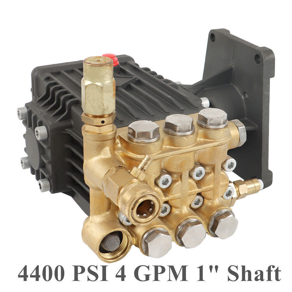 Washer Pump 1" Shaft 4 GPM Pressure Washer Pump Power Horizontal 4400 PSI