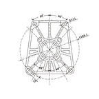 Washer Pump 1" Shaft 4 GPM Pressure Washer Pump Power Horizontal 4400 PSI