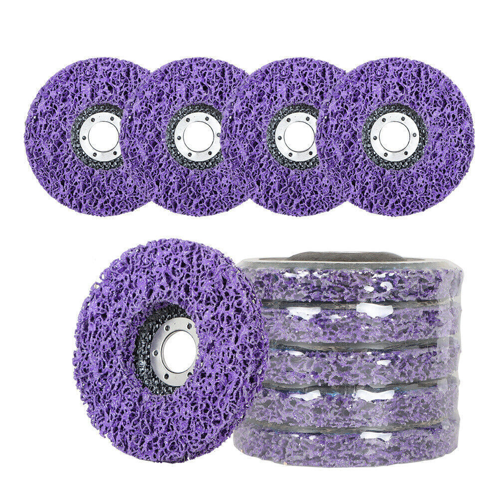 10Pcs 4-1/2"x7/8" Strip Remove Scaling Discs Stripping Wheel For Angle Grinders