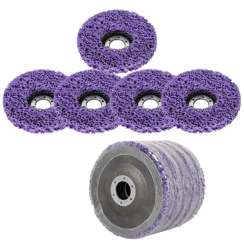 10Pcs 4-1/2"x7/8" Strip Remove Scaling Discs Stripping Wheel For Angle Grinders