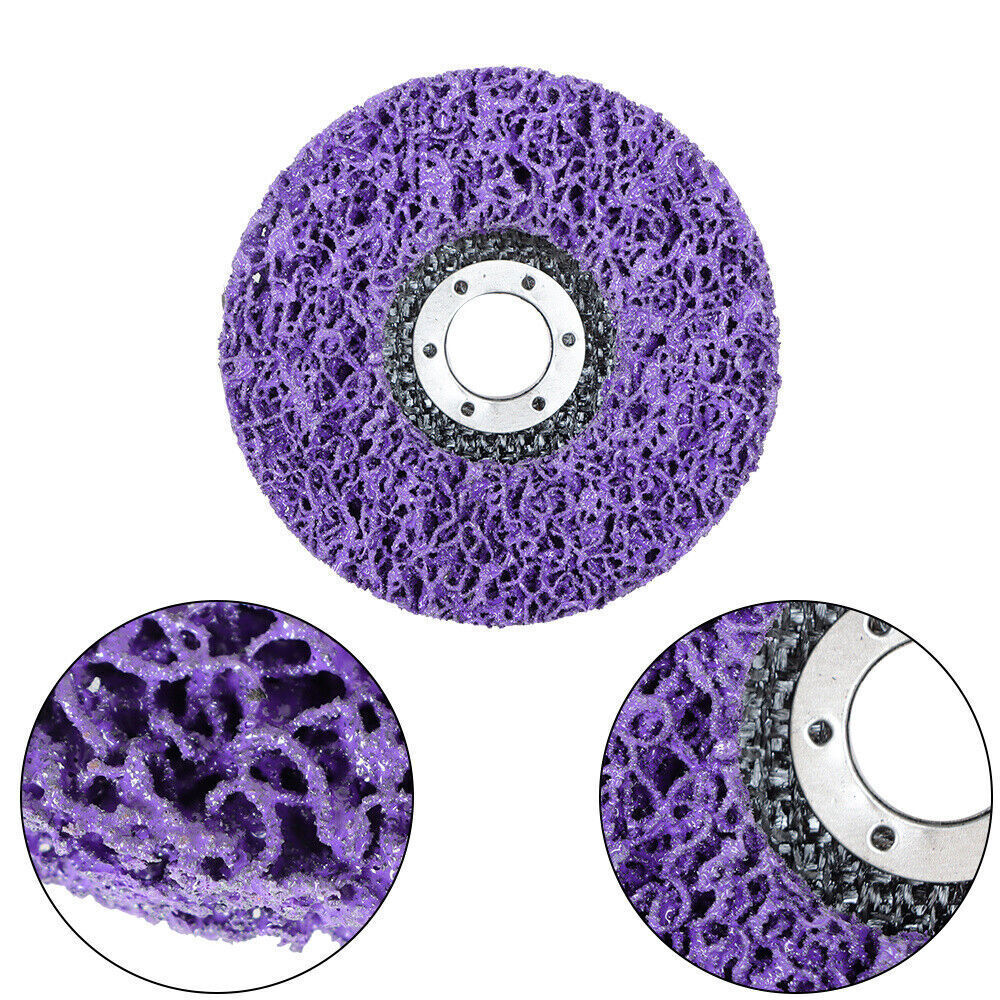 10Pcs 4-1/2"x7/8" Strip Remove Scaling Discs Stripping Wheel For Angle Grinders