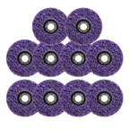 10Pcs 4-1/2"x7/8" Strip Remove Scaling Discs Stripping Wheel For Angle Grinders