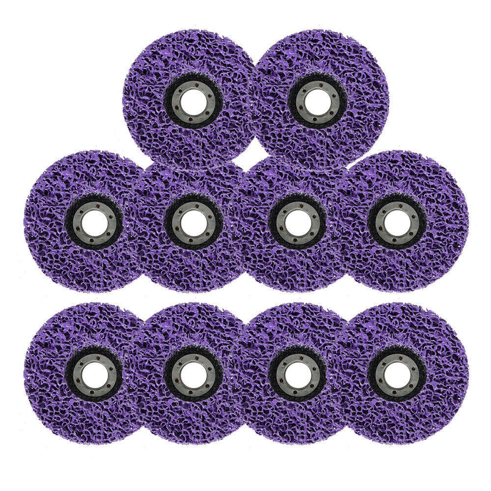 10Pcs 4-1/2"x7/8" Strip Remove Scaling Discs Stripping Wheel For Angle Grinders