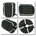 1/2" × 200' Bull Rope Double Braid Polyester Rope 6180Lbs Breaking Strength