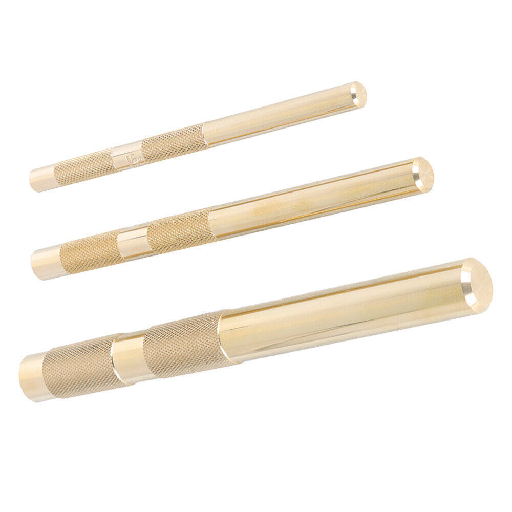 Brass Drift Punch Set 3 Pc Replace for 61360 3/8" to 3/4"