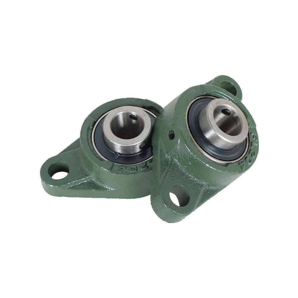 4PCS UCFL204-12 Solid Pillow Block Flange Mounted Bearing 3/4" Bore 2 Bolt