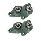 4PCS UCFL204-12 Solid Pillow Block Flange Mounted Bearing 3/4" Bore 2 Bolt
