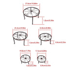 5 Pack Metal Plant Stand For Outdoor Indoor Plants Heavy Duty Flower Pot Stands