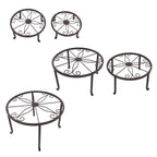 5 Pack Metal Plant Stand For Outdoor Indoor Plants Heavy Duty Flower Pot Stands
