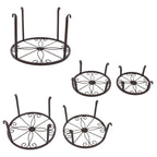 5 Pack Metal Plant Stand For Outdoor Indoor Plants Heavy Duty Flower Pot Stands