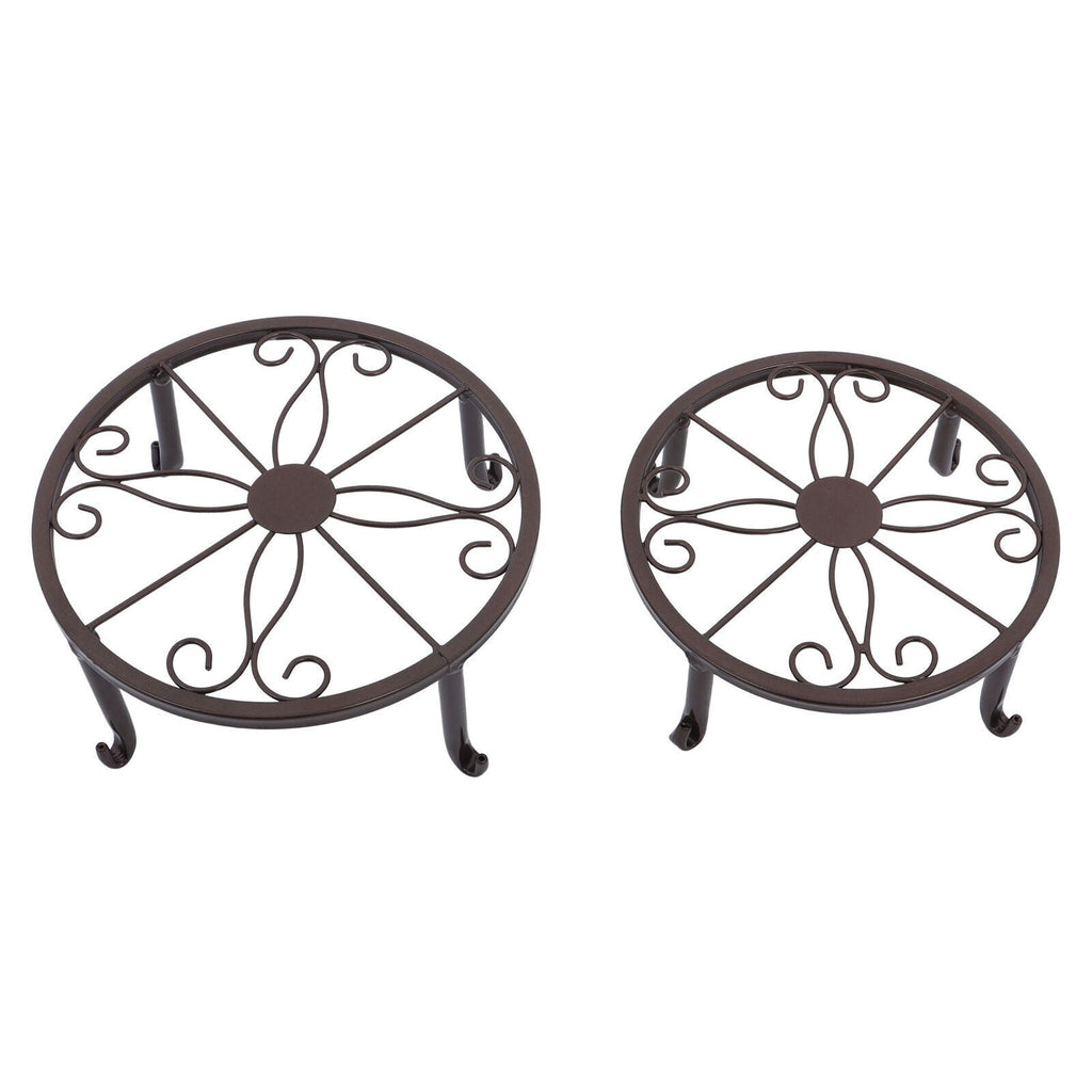 5 Pack Metal Plant Stand For Outdoor Indoor Plants Heavy Duty Flower Pot Stands