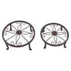 5 Pack Metal Plant Stand For Outdoor Indoor Plants Heavy Duty Flower Pot Stands