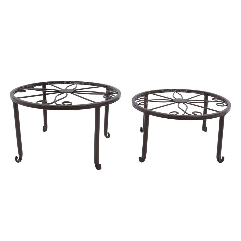 5 Pack Metal Plant Stand For Outdoor Indoor Plants Heavy Duty Flower Pot Stands