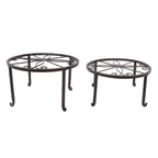 5 Pack Metal Plant Stand For Outdoor Indoor Plants Heavy Duty Flower Pot Stands
