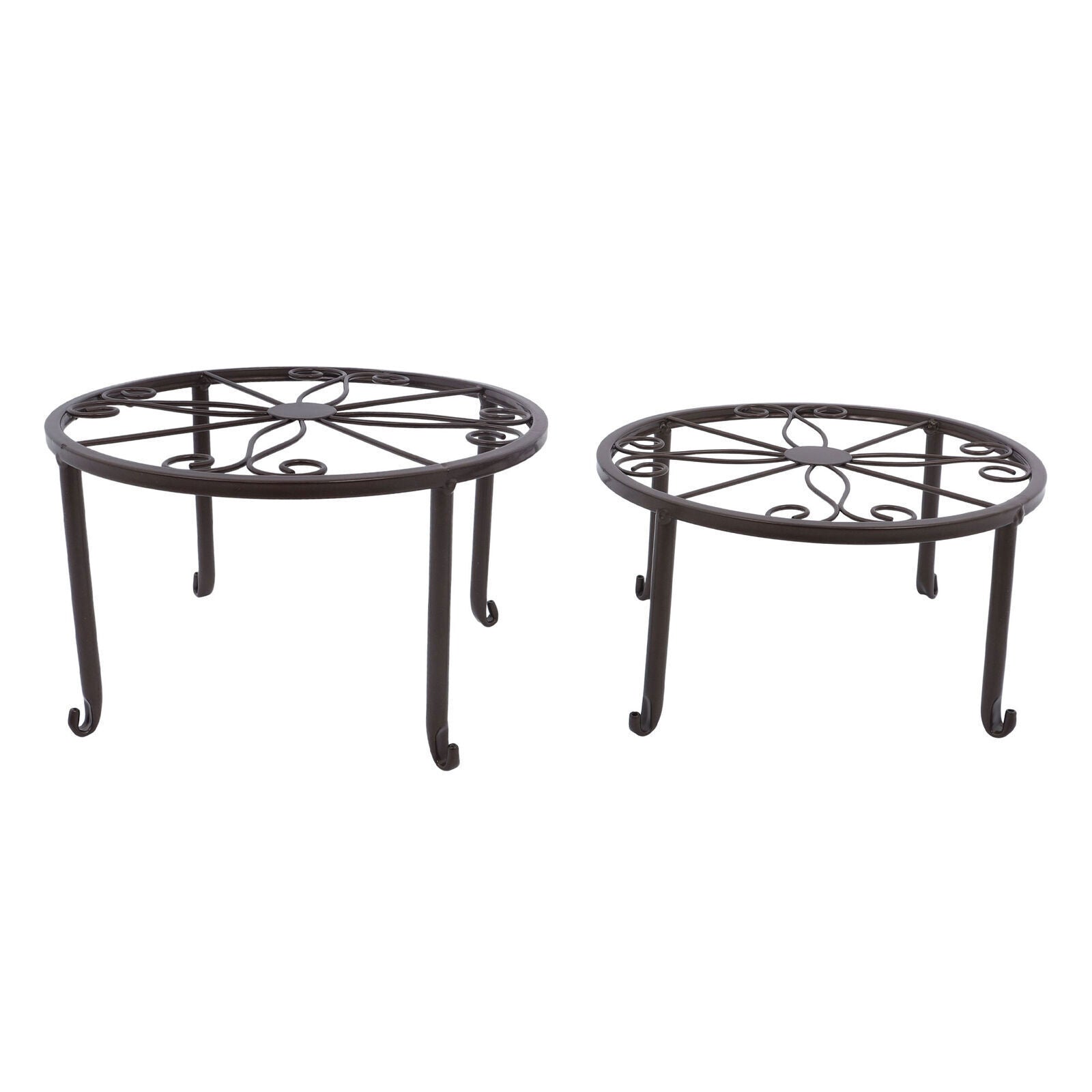 5 Pack Metal Plant Stand For Outdoor Indoor Plants Heavy Duty Flower Pot Stands