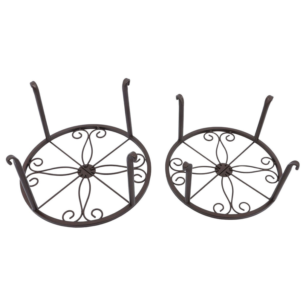 5 Pack Metal Plant Stand For Outdoor Indoor Plants Heavy Duty Flower Pot Stands