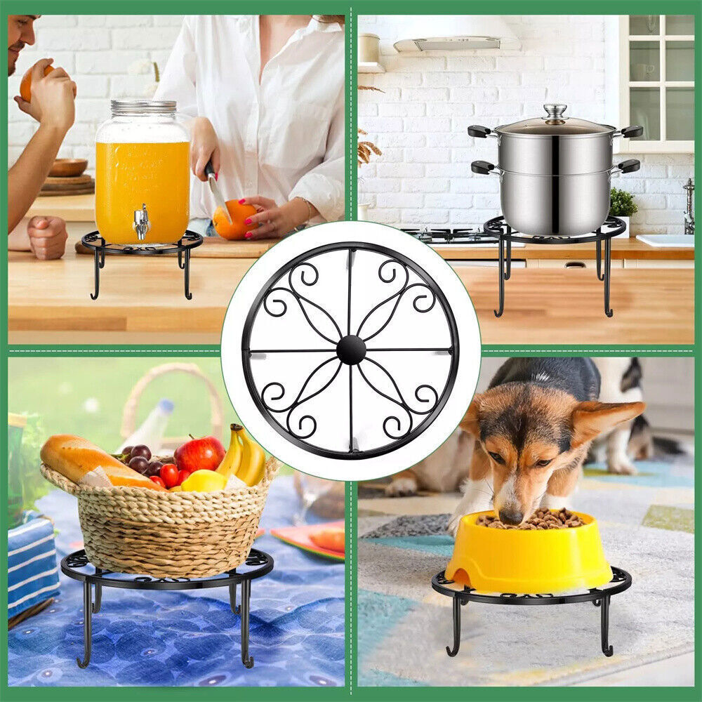 5 Pack Metal Plant Stand For Outdoor Indoor Plants Heavy Duty Flower Pot Stands