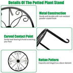 5 Pack Metal Plant Stand For Outdoor Indoor Plants Heavy Duty Flower Pot Stands
