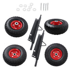 EU3000is Wheel Kit for Honda Generator SOLID NEVER FLAT TIRES All Terrain