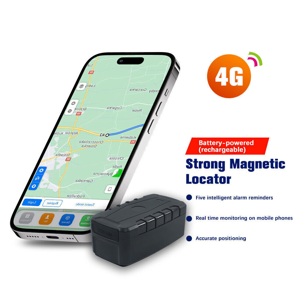 4G GPS Real Time Car Tracking Device GT76-20000mAH with Strong Built-in Magnet