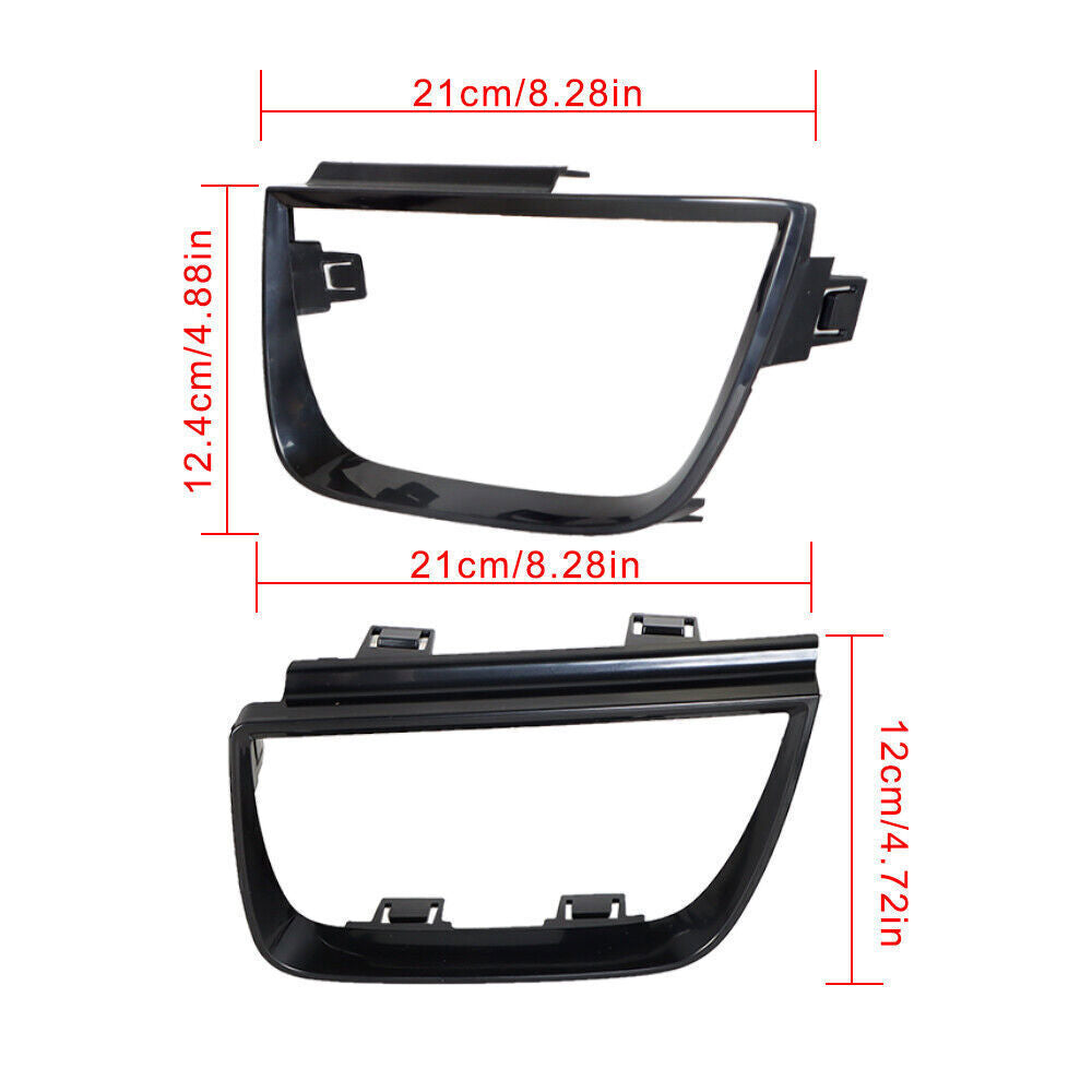 Rear Black For 2010-2013 Chevy Camaro LT LS SS Tail Light Bezel Covers