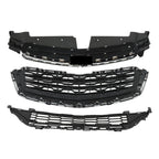 Front Bumper Grille Lower Set Black Plastic For 2015 Chevrolet Cruze