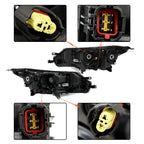 Left+Right Headlight For 2020-2022 Nissan Rogue Sport Halogen Type W/LED
