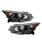 Left+Right Headlight For 2020-2022 Nissan Rogue Sport Halogen Type W/LED