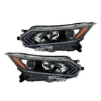 Left+Right Headlight For 2020-2022 Nissan Rogue Sport Halogen Type W/LED
