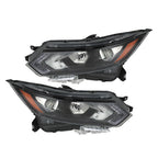 Left+Right Headlight For 2020-2022 Nissan Rogue Sport Halogen Type W/LED