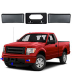 Bumper Guards Pads Front + License Plate Frame Bracket  For 09-14 Ford
