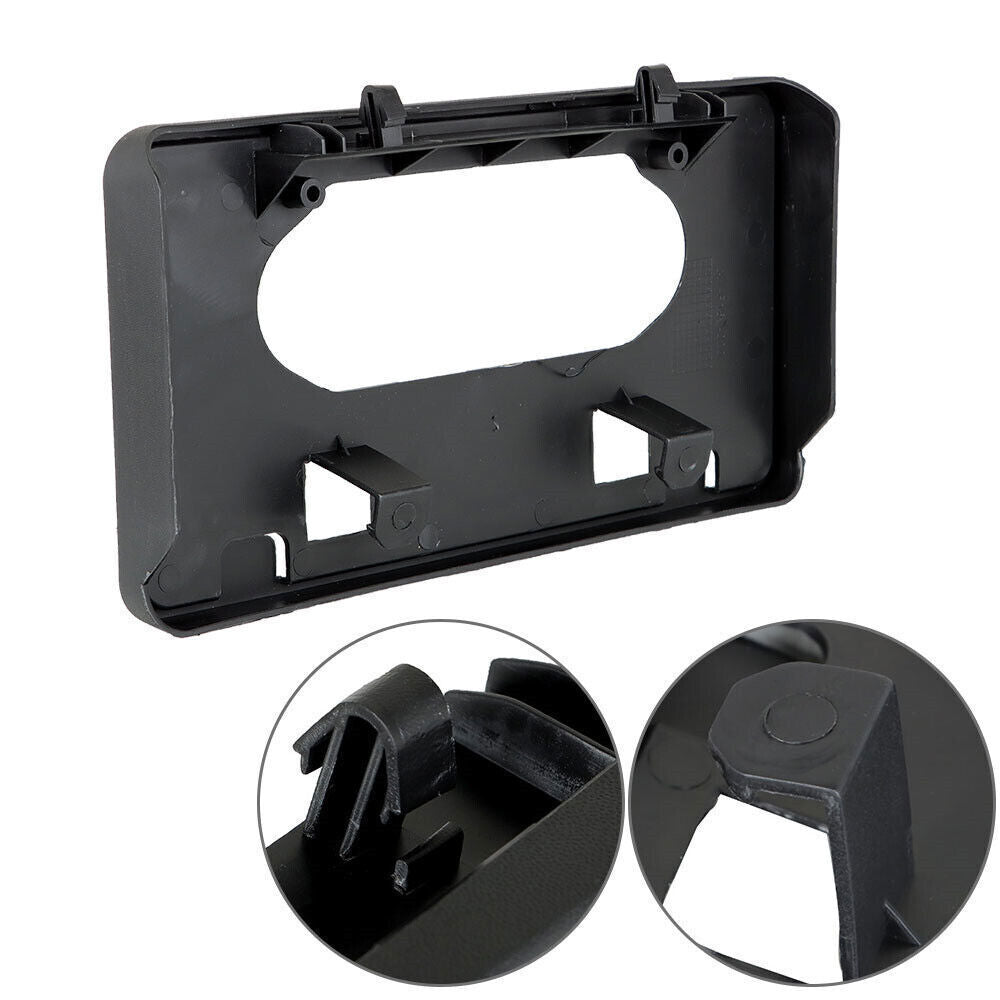 Bumper Guards Pads Front + License Plate Frame Bracket  For 09-14 Ford