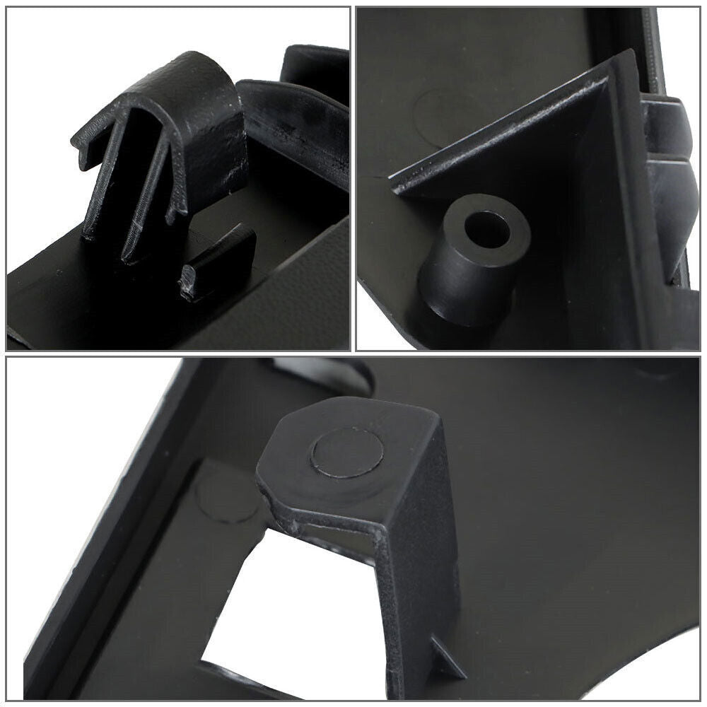 Bumper Guards Pads Front + License Plate Frame Bracket  For 09-14 Ford