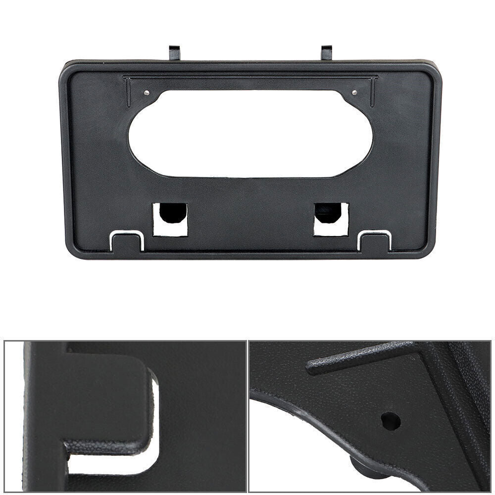 Bumper Guards Pads Front + License Plate Frame Bracket  For 09-14 Ford