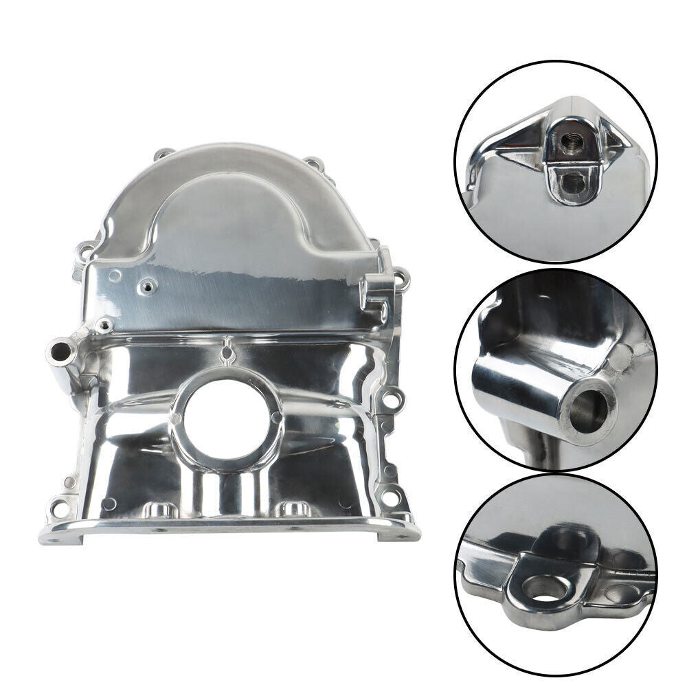 Polished Aluminum Timing Cover For Ford FE Mercury 360 390 427 428