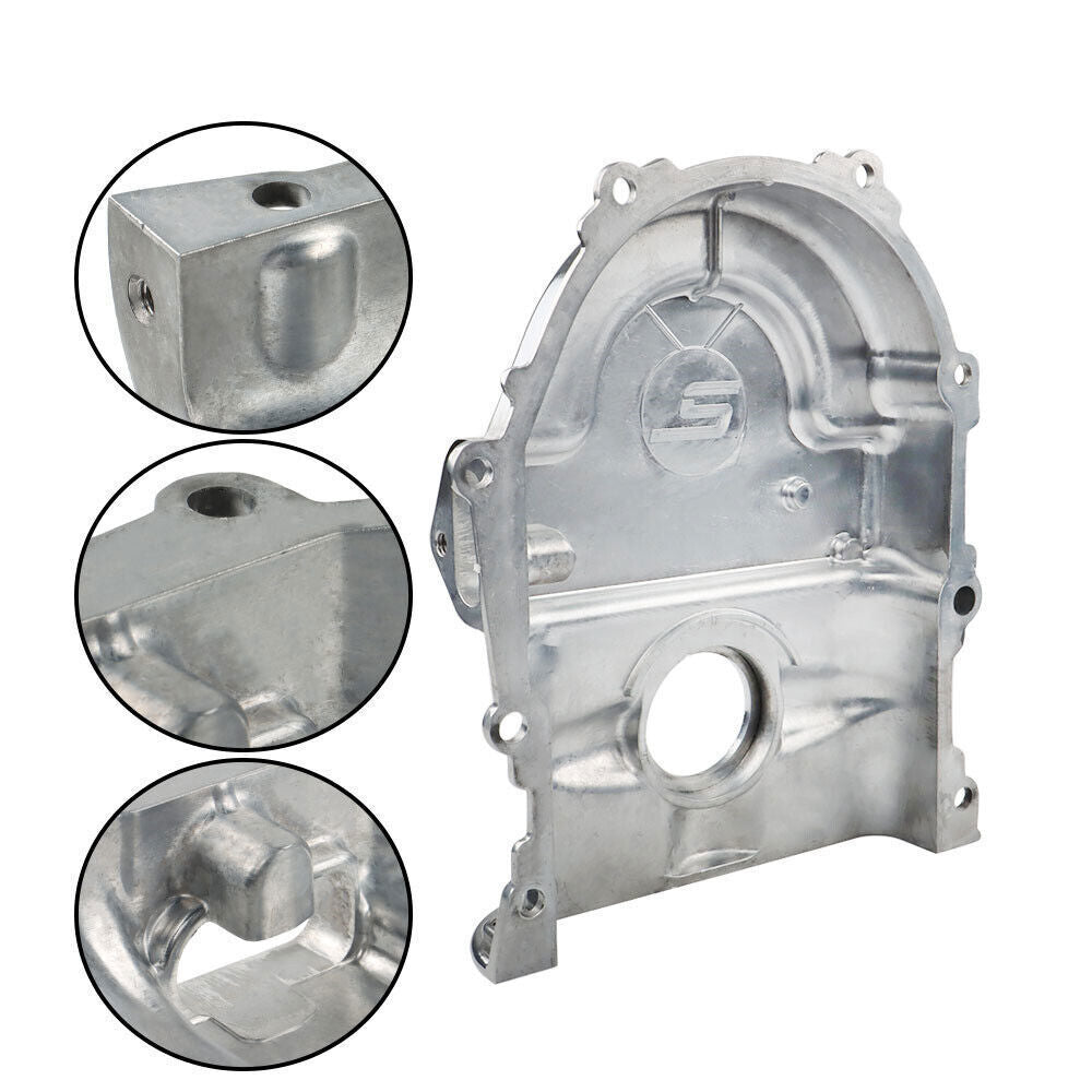 Polished Aluminum Timing Cover For Ford FE Mercury 360 390 427 428