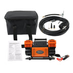 12V Portable Inflator For 4x4 Vehicle Tires RV Heavy Duty Dual Cylinder