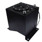Fuel Cell Gas Tank+level Sender Racing Black Aluminum 2.5 Gallon/10L