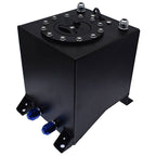 Fuel Cell Gas Tank+level Sender Racing Black Aluminum 2.5 Gallon/10L