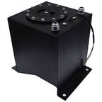 Fuel Cell Gas Tank+level Sender Racing Black Aluminum 2.5 Gallon/10L