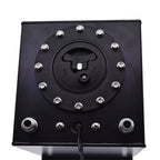Fuel Cell Gas Tank+level Sender Racing Black Aluminum 2.5 Gallon/10L