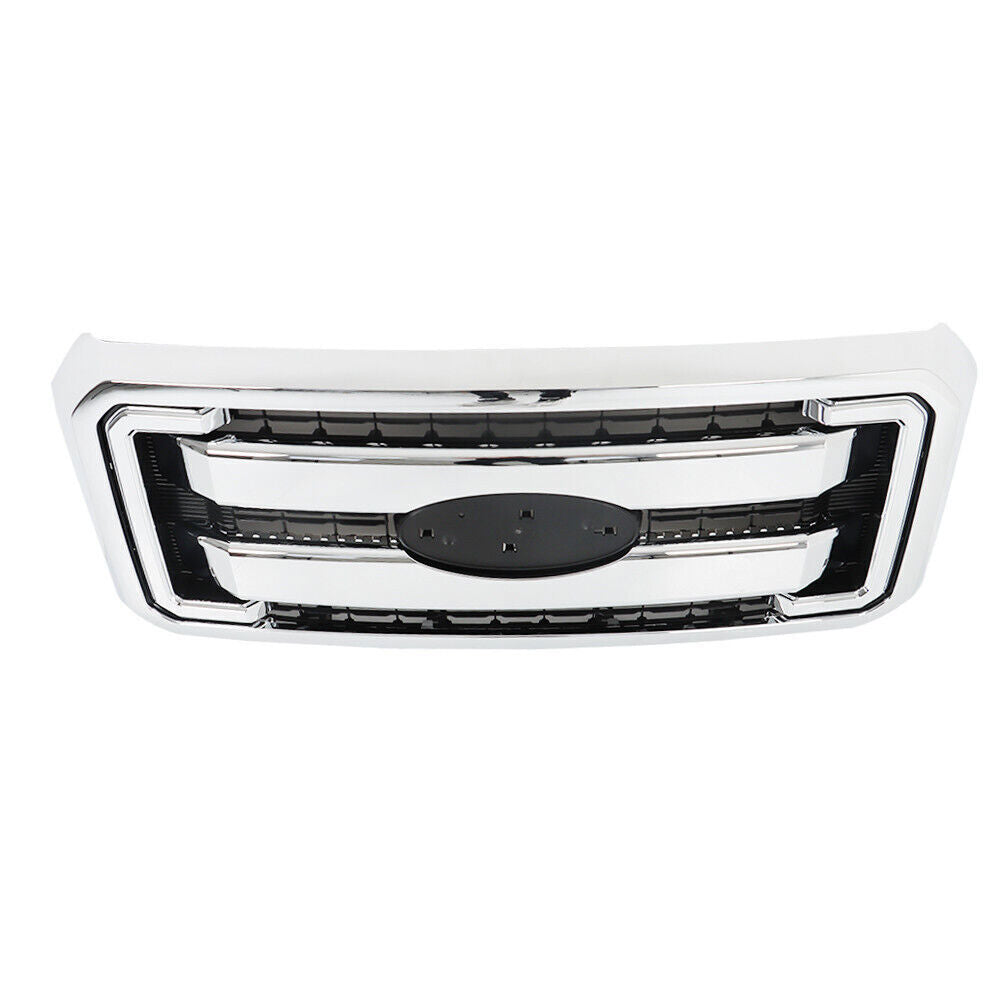 Front Bumper Upper Grille For 11-16 Ford Super Duty F250 F350 F450 F550