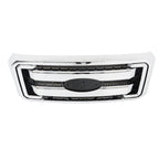 Front Bumper Upper Grille For 11-16 Ford Super Duty F250 F350 F450 F550