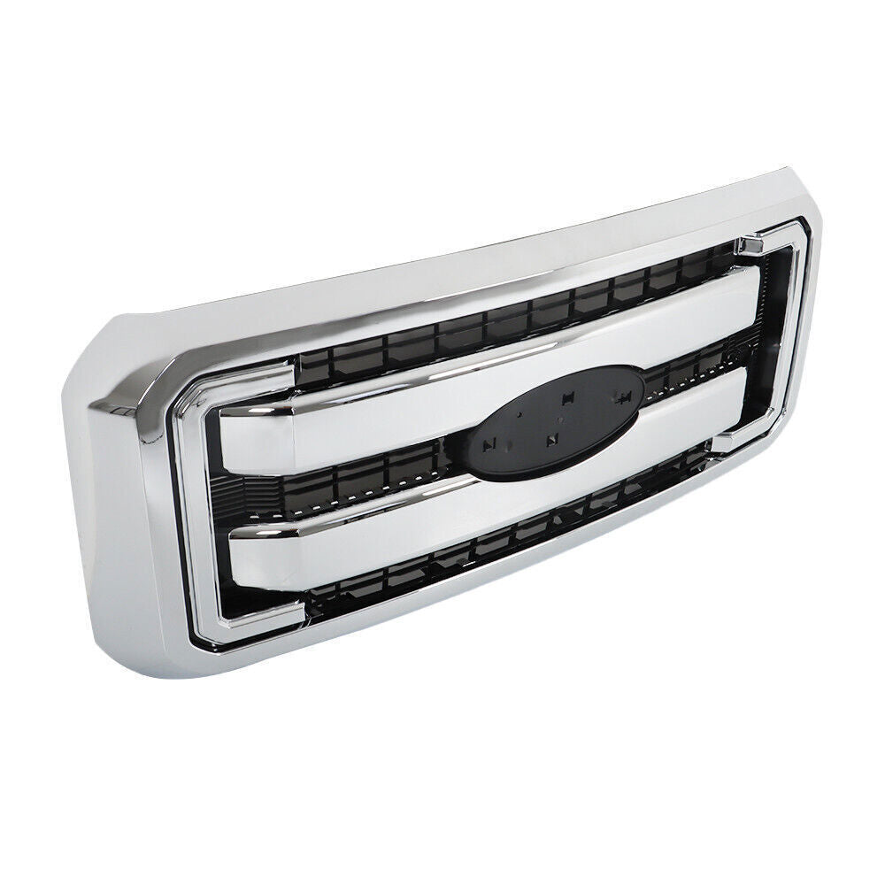 Front Bumper Upper Grille For 11-16 Ford Super Duty F250 F350 F450 F550