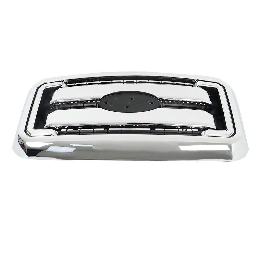 Front Bumper Upper Grille For 11-16 Ford Super Duty F250 F350 F450 F550