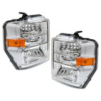 Right+Left Headlights For 2008-2014 Ford E150 E250 E350 E450 F650 F750