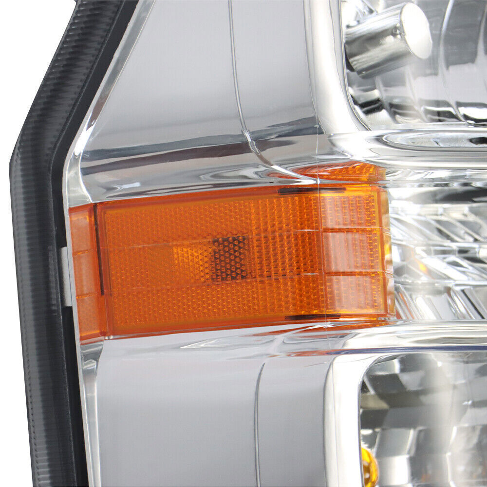 Right+Left Headlights For 2008-2014 Ford E150 E250 E350 E450 F650 F750